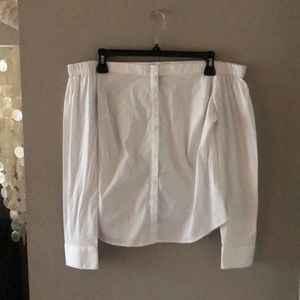 Express - Off The Shoulder Button-up